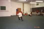 Grandmaster performing Tai Chi Fan 1994