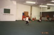Grandmaster performing the Tai Chi Fan 1994