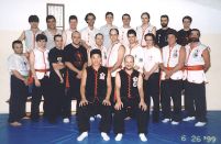 Sifu Jason Wong with Sifu Sebastian Gonz�lez and his students