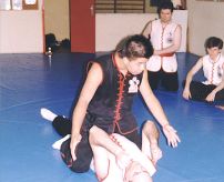 Sifu Jason Wong teaching a ground fighting technique