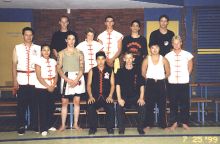 Sifu Jason Wong with Sifu Mark Horton and his students