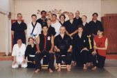 Sifu Jason Wong with Richard Papworth and his students