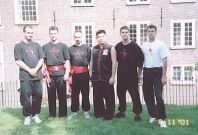 Sifu Jason Wong with the Hungarian instructors in Amsterdam