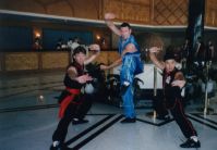 Sifu Jason Wong and Sifu Nathan Fisher in Jiang Men, China