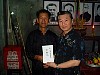 gm presenting his written script to the keeper