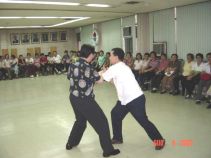 Grandmaster teaches Push Hands