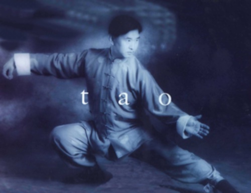 Grandmaster Doc-Fai Wong illustrates the Snake Creeps Down Posture