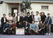 The Chinese Culture Club Tai Chi class photo of 1973 in City College of San Francisco